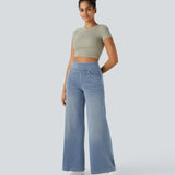Evie | Pantalon Élastique Confortable Taille Haute