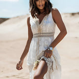 Ewelina | Robe maxi en dentelle romantique pour des sorties ensoleillées
