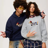 Milo | Hoodie Unisexe Oversize avec Broderie Teckel