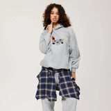 Milo | Hoodie Unisexe Oversize avec Broderie Teckel