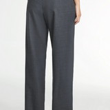 Paulina | Pantalon à jambes larges et plis – élégance à chaque pas