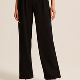 Paulina | Pantalon à jambes larges et plis – élégance à chaque pas