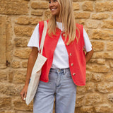 Żaneta | Gilet décontracté avec boutons pour tous les jours