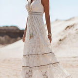 Ewelina | Robe maxi en dentelle romantique pour des sorties ensoleillées
