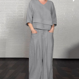 Pola | Ensemble élégant 2 pièces en style lin