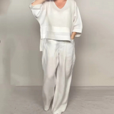 Pola | Ensemble élégant 2 pièces en style lin